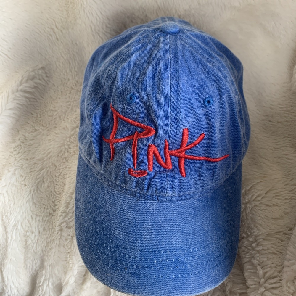 Pink Beautiful Trauma World Tour 2018 Baseball Blue Hat Adjustable One Size - Picture 2 of 6